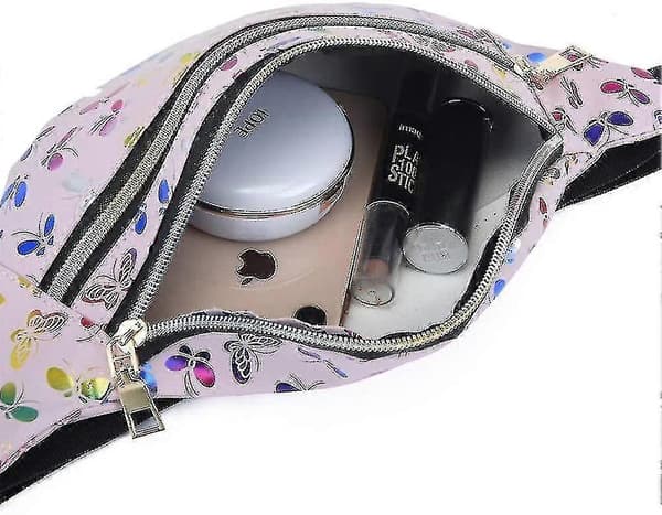 Vattentät Bum Bag i Läder för Tjejer