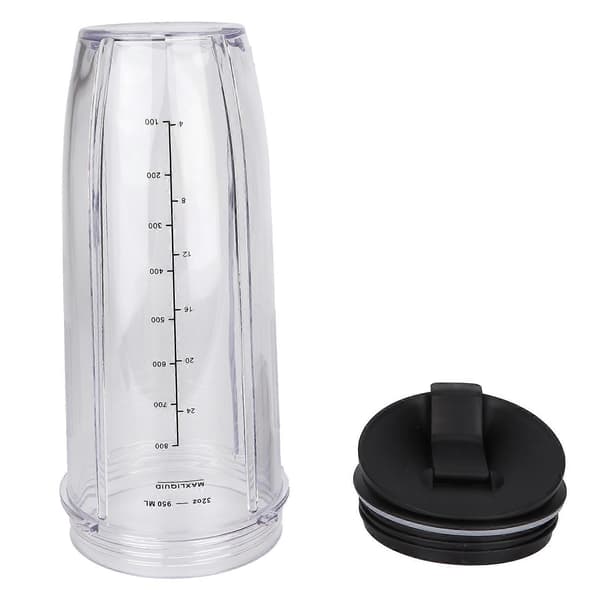 32Oz Ersättningsmugg med Lock Kompatibel för Nutri Ninja Blender Juicer Tillbehör