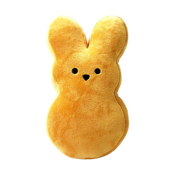 Peeps Söt Tecknad Plysch Kanin Figurin Ornament Påsk Födelsedag Alla Hjärtans Dag Present Flicka orange 7.87In
