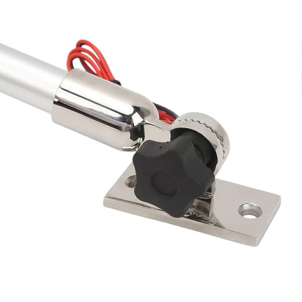Bådankerlys LED 180° Roterbar 24in Rustfri Stål Base COB Bådagterlys til Yachts Skibe Oceaner