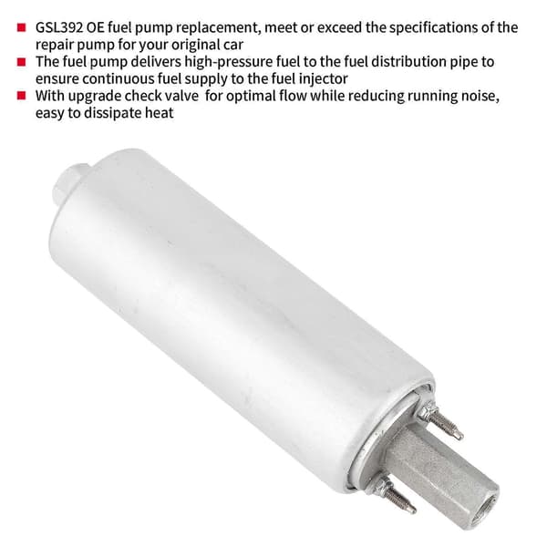 Universell Extern Bränslepump Högt Tryck Flöde Inline GSL392 Ersättning 255 LPH 15?120 PSI