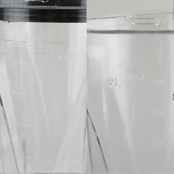 Transparent Blenderbehållare med kniv för Vitamix Blender, 1,9 liter (64oz)