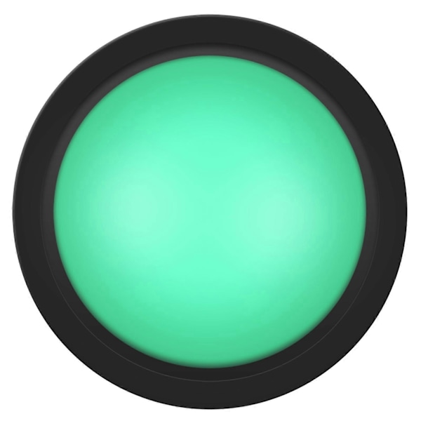 100mm Massiv Arkadknapp med LED Konvex Konsol Ersättning (grön)