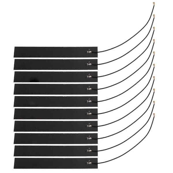 10 stk. Antenne Stabil Transmission Bredt Område IPEX Interface Stærk Anti Oxidationsevne Intern Antenne