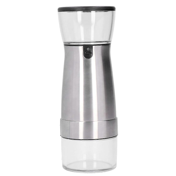 Elektrisk kvern i rustfritt stål, USB-lading, automatisk pepper- og kaffebønneknuser for hjemmebruk