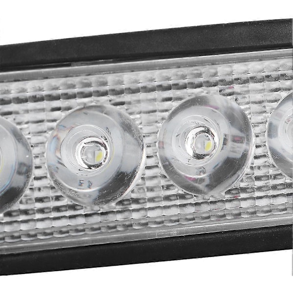 18W 800LM Arbeidslys 6LED Tåkelys Bar for Motorsykkel Off Road Bil Lastebil