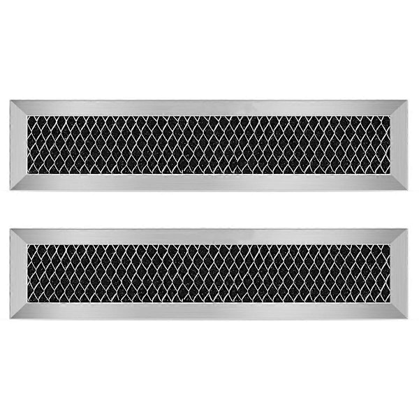2 stk. Mikrobølgeovn Kullfilter Erstatning for Jx81L Wb02X11550 Mikrobølgeovn Filter Erstatning 10-tommers Luft Karbonfilter