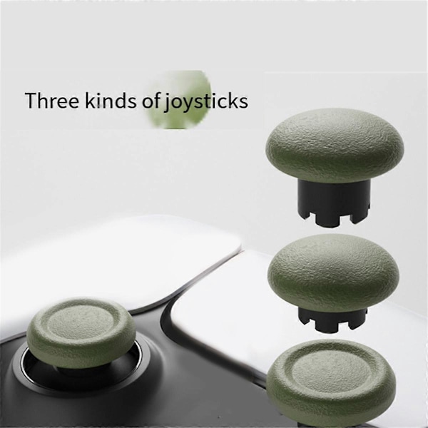 Analoga joystickar för handkontroll 10-i-1 Tumspak 4 Metall Bakre Paddel Trigger Knapp Ersättningar för Edge A