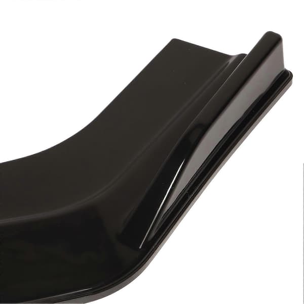 6 STK Frontfangerleppe Separator Med Rød Frontleppe Blank Svart Fangerleppe Diffuser Splitter Universal For Accord Civic