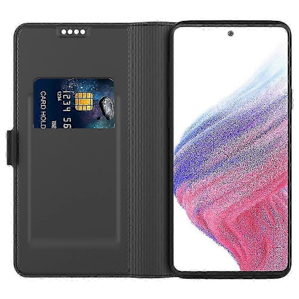 För Samsung Galaxy A06 Skal Stötsäkert TPU Innerskal Läder Telefonfodral s20241212286 Style A