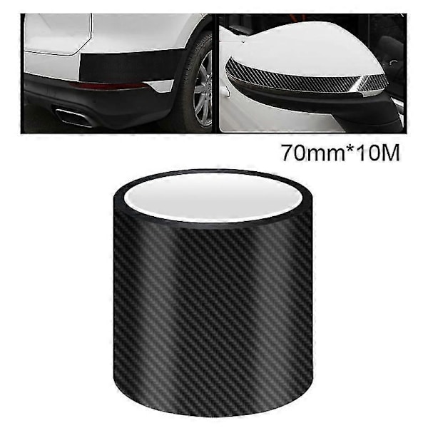Etu- ja takaoven kynnyssuojateippi useimpiin autoihin, hiilikuitutarra 70mm*10M