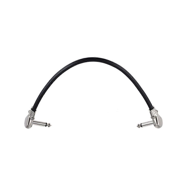 6st Gitarr Effekter Instrumentanslutningskabel 15cm 1/4 tum Gitarr Effekter Instrumentanslutningskabel