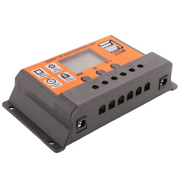 100A MPPT Solpanel Regulator Laddningskontroller 12V/24V Auto Fokus Spårning