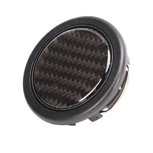 Rat Horn Knap 50mm Diameter Kulfiber Universal til 6 Bolte Rat