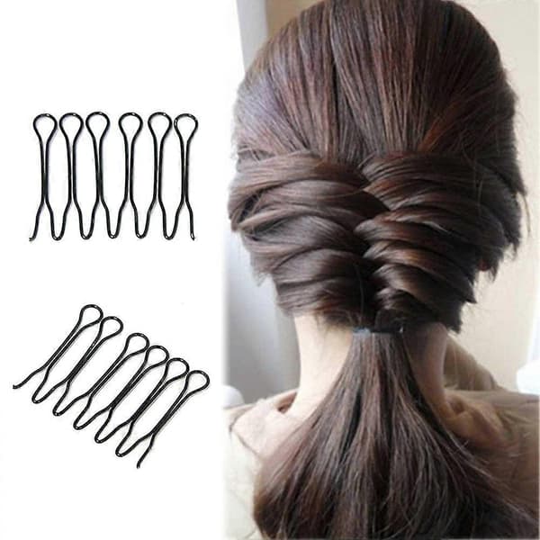 2 stk. Mini Hårfletter Twist Clips Hårdisk DIY Prinsesse Pandehår Indsæt Kam QinHai