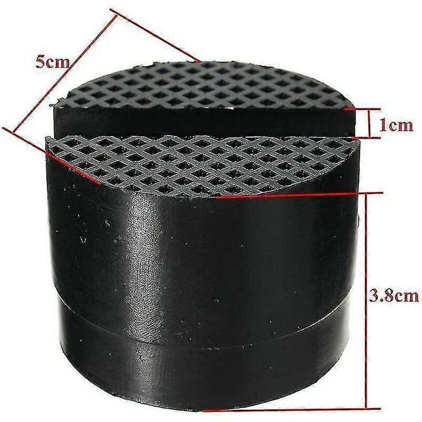 Lyftdomkraft, Gummiblock för Lyftdomkraft, Kraftig Solid Hydraulisk Gummikudde Skydd (50mm X 38mm)