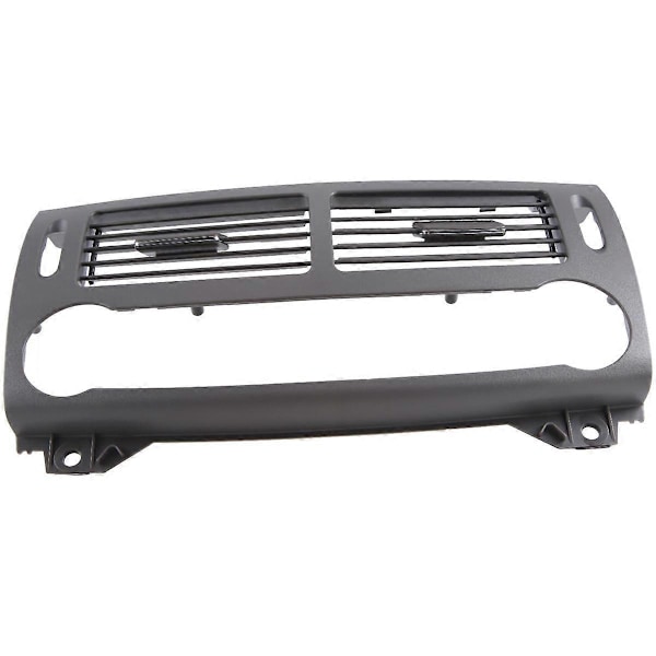 Front Central Aircondition Midterste AC Ventilationsudgang Panel Cover til E-Klasse W211 2003-2008 (Mørkegrå)
