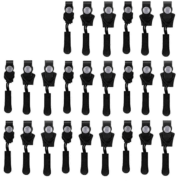 Dragkedjereparationssats, 24 st Universal Ersättningsdragkedja Slider Fixer Glidande Tänder Skruv, Omedelbar Dragkedja