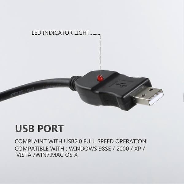 USB Hane till XLR Hona Mikrofon USB MIC Länkkabel Ny