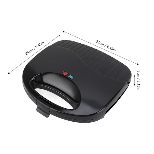 Mini Våffeljärn Dubbelsidigt Temperaturjusterbart Multifunktionellt BPA-fritt Non-stick Våffeljärn
