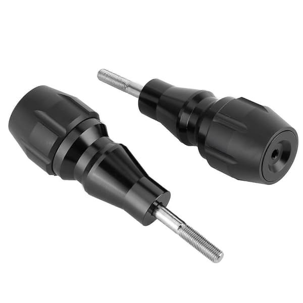Universal Motorcykel Udstødning Crash Pad 10mm Beskyttelse Ramme Slider Rustfrit Stål Sort