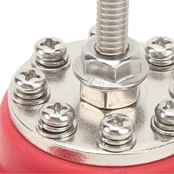 Strømfordelingsblokk 8 Terminaler 1/4in M6 12V?48V Universal Marine Samleskinne for Bil Båt RV Lastebil