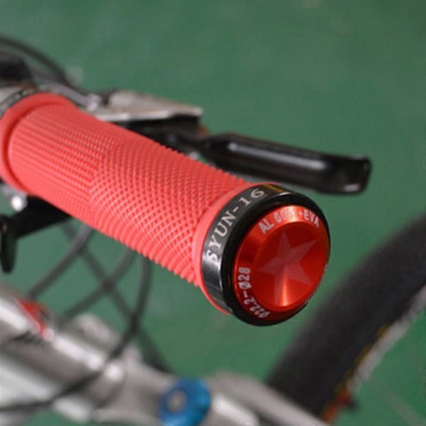 MEIJUN 2 stk. Mountain Bicycle Sykkel Sykling Aluminium Legering Styrehåndtak Plug Styrehåndtak Bar End Stoppers Rød