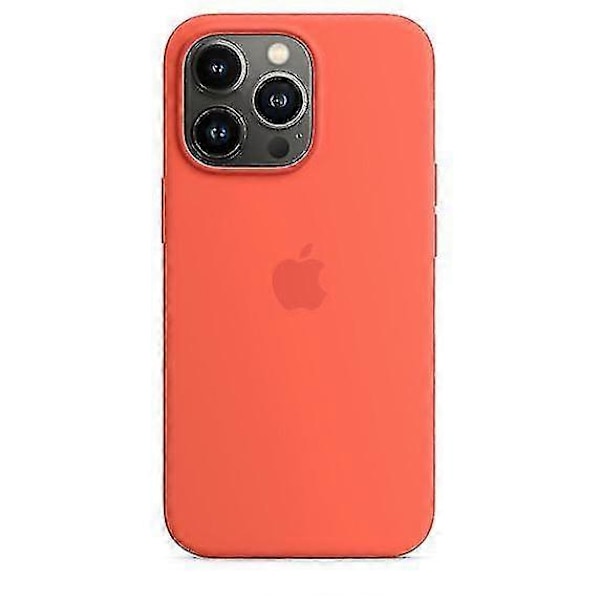Silikoni Puhelimen Kotelo Yhteensopiva IPhonen 13 Pro Max 13promax kanssa Nectarine