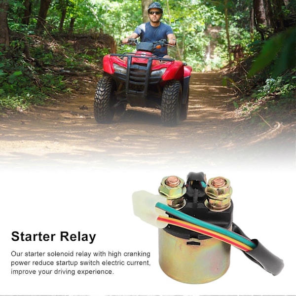 Elektrisk Starter Solenoid Relé SND6073 Erstatning for ATV TRX350 TRX400 TRX450 TRX500