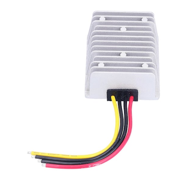 24V till 12V Omvandlare Pressgjuten Aluminium DC Spänningsregulator för Motorer Bilnavigatorer