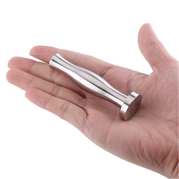 1 stk. solid espressokaffe-tamperhammer i rustfritt stål for Nespresso kapselmaskin, ny