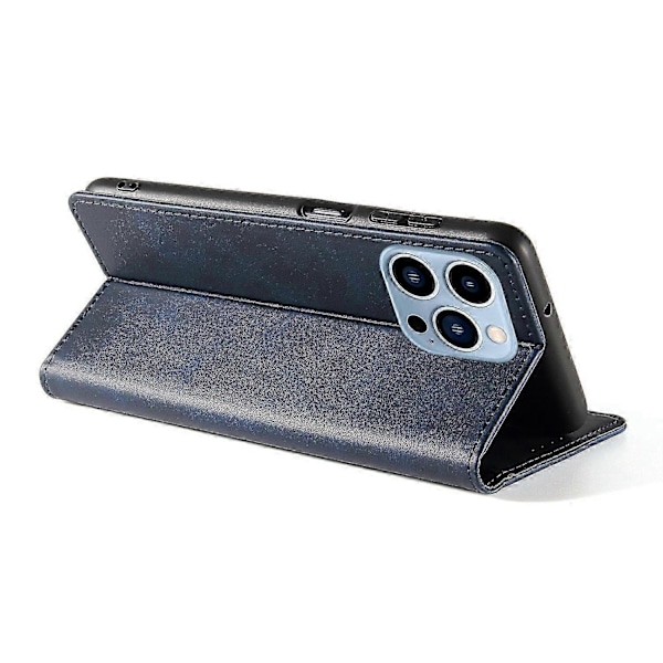 Til iPhone 16 Pro Etui Læder Telefon Cover Stærk Magnetisk Kortholder s20241212513 Style B