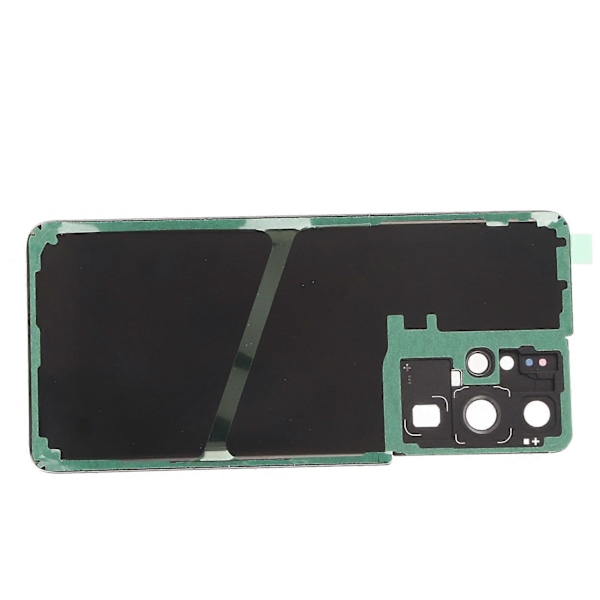 Bakglassdeksel Erstatning Med Forhåndsinstallert Kameralinse og Tapdeler Erstatning for Galaxy S21 Ultra Blå