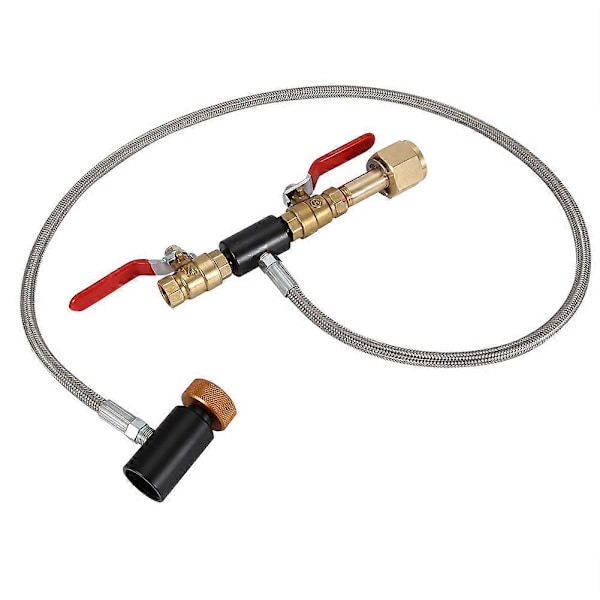 CGA-320 CO2 Cylinder Påfyldningsadapter med Slange Til Fyldning af Sodavandstank 36 uden Måler