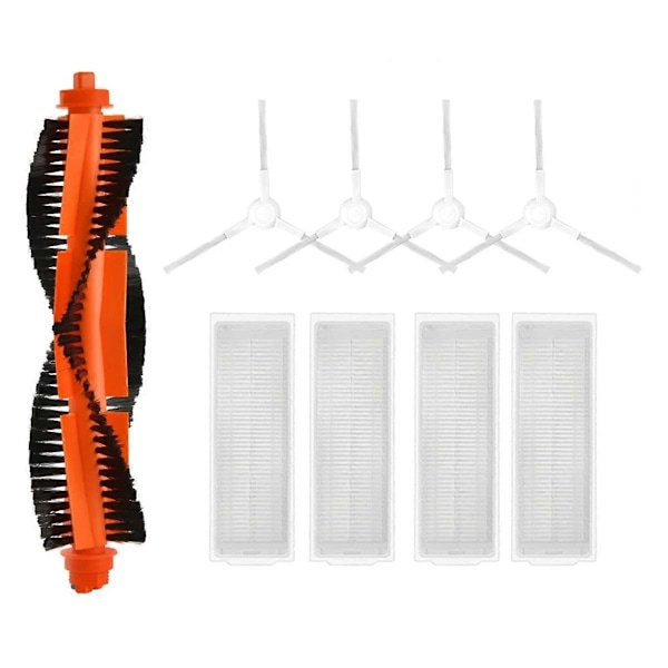 For M30 Pro/C107 Robot Støvsuger Hovedsidebørste HEPA Filter Erstatning Reservedeler