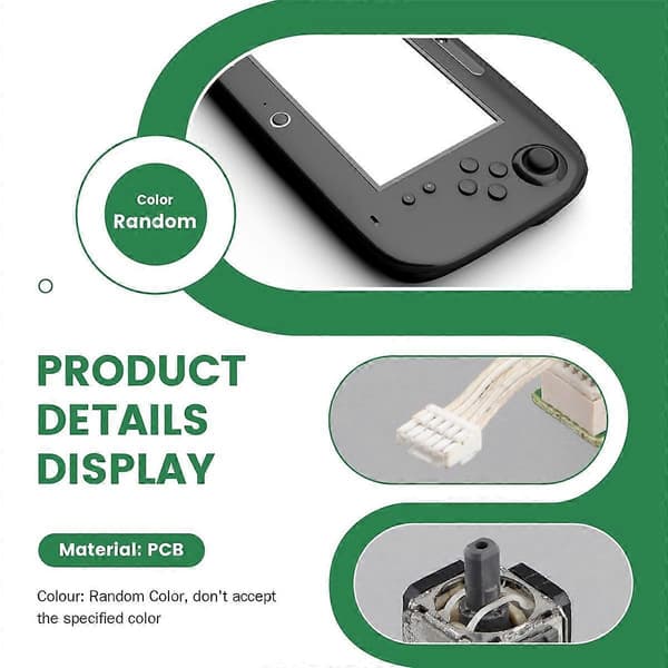 3D Joystick med ledning til U PAD Spillekonsol Joystick Venstre Joystick Modul Spil Reparations Tilbehør