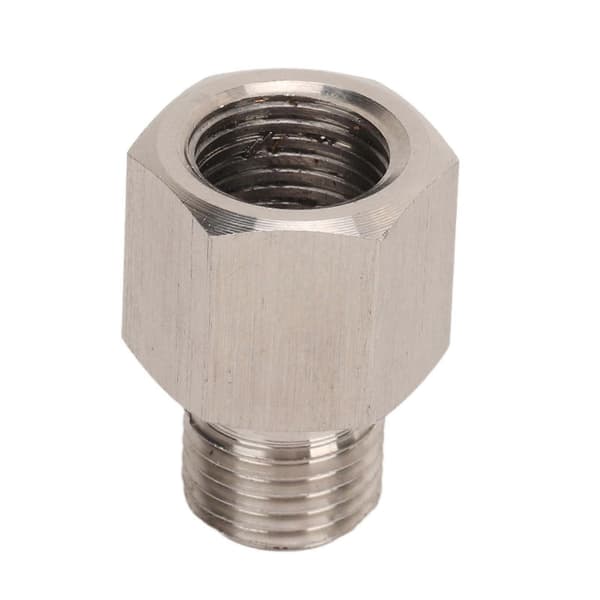 1/8in NPT Hun til M10 X 1.0 Han Trykmåler Sender Adapter Rustfrit Stål Lækagesikker Universal til Biler