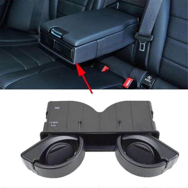 Dryckeshållare för armstöd bak för C-Klass W205 2014-2019, Vattenkoppshållare för armstöd bak A09981002139051