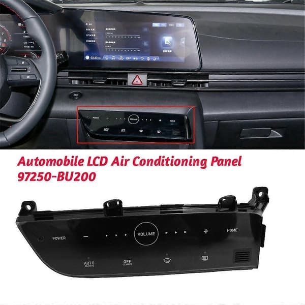 Bil Center AC Varmelegeme Controller LCD Aircondition Panel 97250-BU200 til 2021-2024 97250BU200UAY