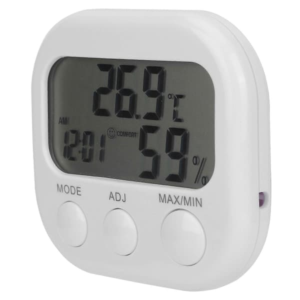 Thermohygrometer Portabel Digital Hygrometer Inomhus Termometer Väckarklocka