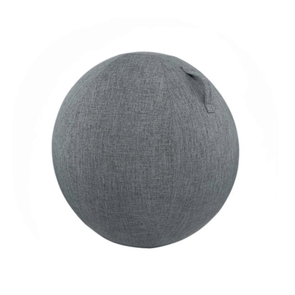 Dammtätt Anti-halk Träningsbollskydd Bomull Lin Praktiskt Finstickat Yogabollskydd För Hemmet Navy Blue