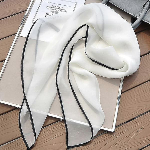 Dam Enfärgad Enfärgad Tights Långt Hårband White