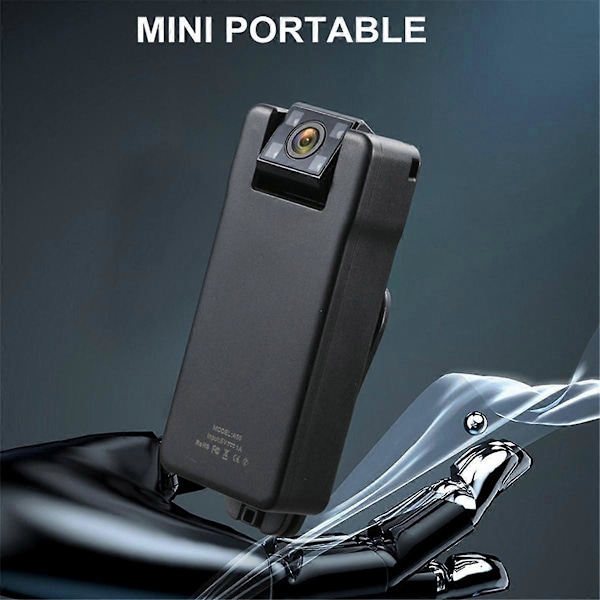 A50 1080P Mini Digitalt Kamera WiFi Fjernbetjening 150 Graders Bred Vinkel Roterende Linse Sportsbil DV med Roterende Klips