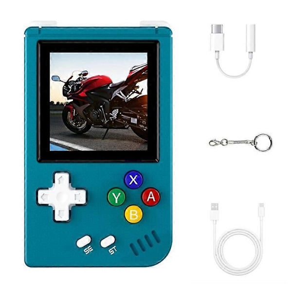 RG Nano Mini Retro Handhållen Spelkonsol 64G 1.54 Tum Skärm Linux System Portabel Klassisk Spelspelare Barnpresent B