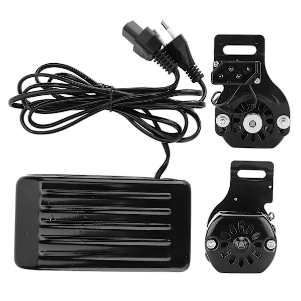 Symaskine Motor Kit Husholdning med Fodpedal Kontrolrem 180W EU Stik 220V