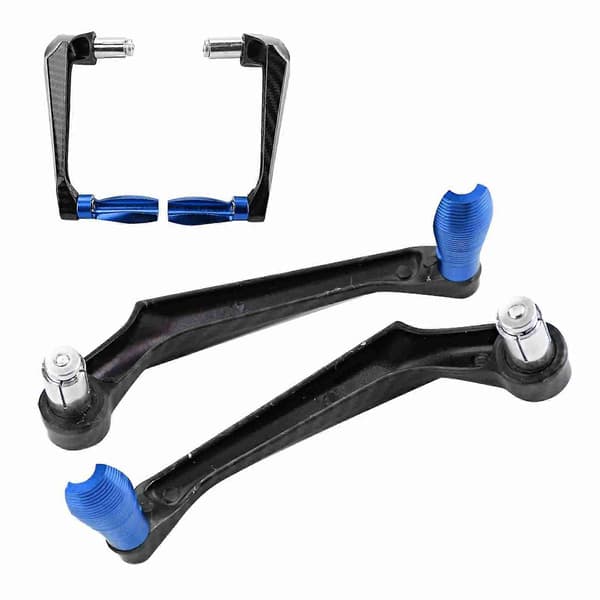 7/8 tum Universal Motorcykelstyre Bromsskydd i Aluminiumlegering (Blå)
