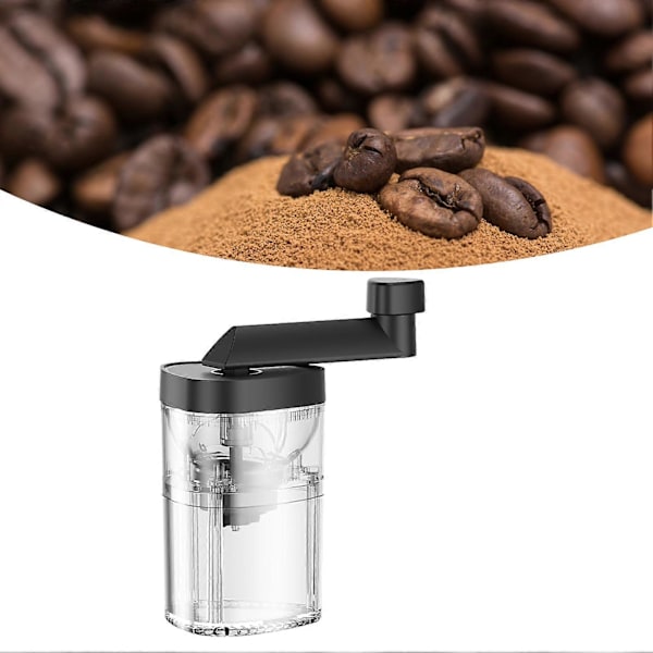 Manuell Kaffekvern Justerbar Finhet Keramisk Kjerne Jevn Kverning Bærbar Manuell Kaffekvern for Hjemmereise