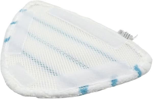 Mikrofiber dampmopptrekk Dampmopptilbehør Universelle trekantede vaskbare kluter for varmdamprenser, Hvite mikrofiber dampmoppputer Machi