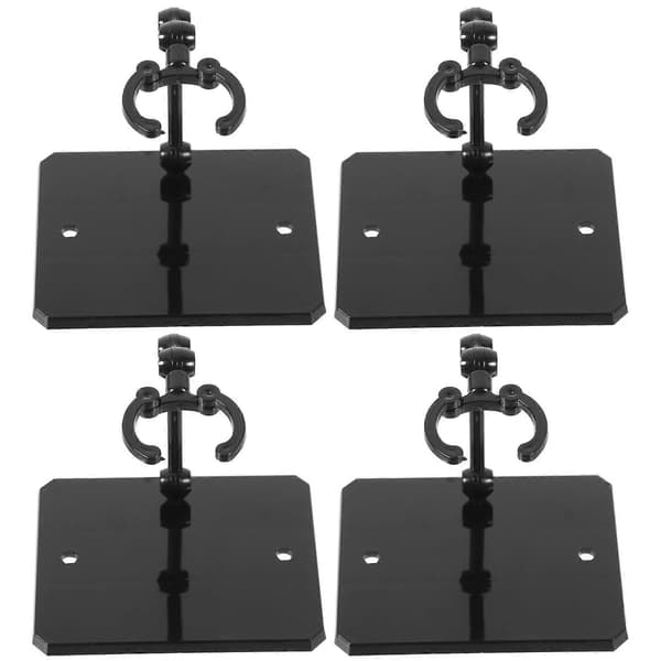 4 stk Actionfigurstativ – Utstillingsholder for actionfigurer, dukker og modeller