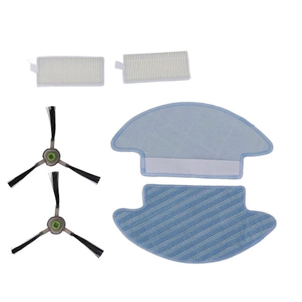 Dammsugarfilter Sidoborstar Effektiv Tvättbar Återanvändbar Dammsugarfilter Kit för M210 M210S M210B M213